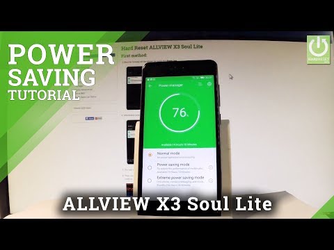 How to Enable Battery Saver in ALLVIEW X3 Soul Lite - Extand Battery Life