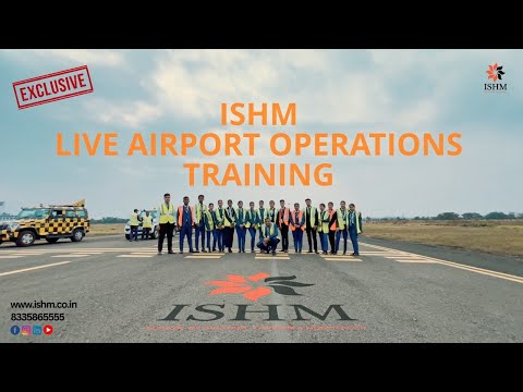 ishm live airport operations training for students of ishm ✈️