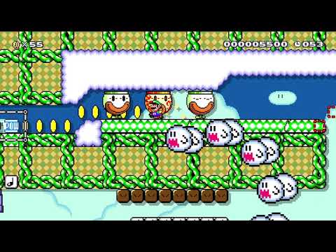 ★♪☆Sky Speedrun→Keep Run!☆♪★ by bleepbloop 🌎 World Record! 🍄 Super Mario Maker 2 ✹Switch✹ #bbe