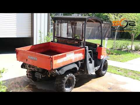 04 05 Kubota RTV 900 RTV900 Right Rear Fender Cover Panel Plastic