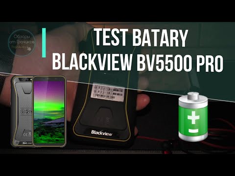 🔋 Blackview BV5500 Pro Тест Батареи от 100% до 0% в YouTube