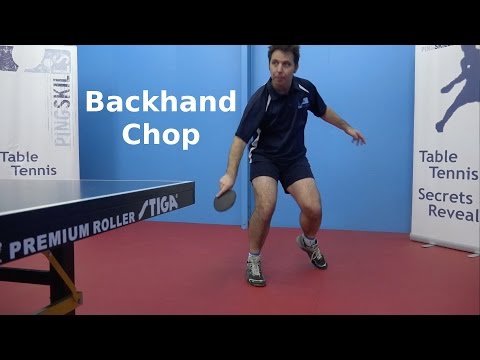 Backhand Chop | PingSkills | Table Tennis thumbnail