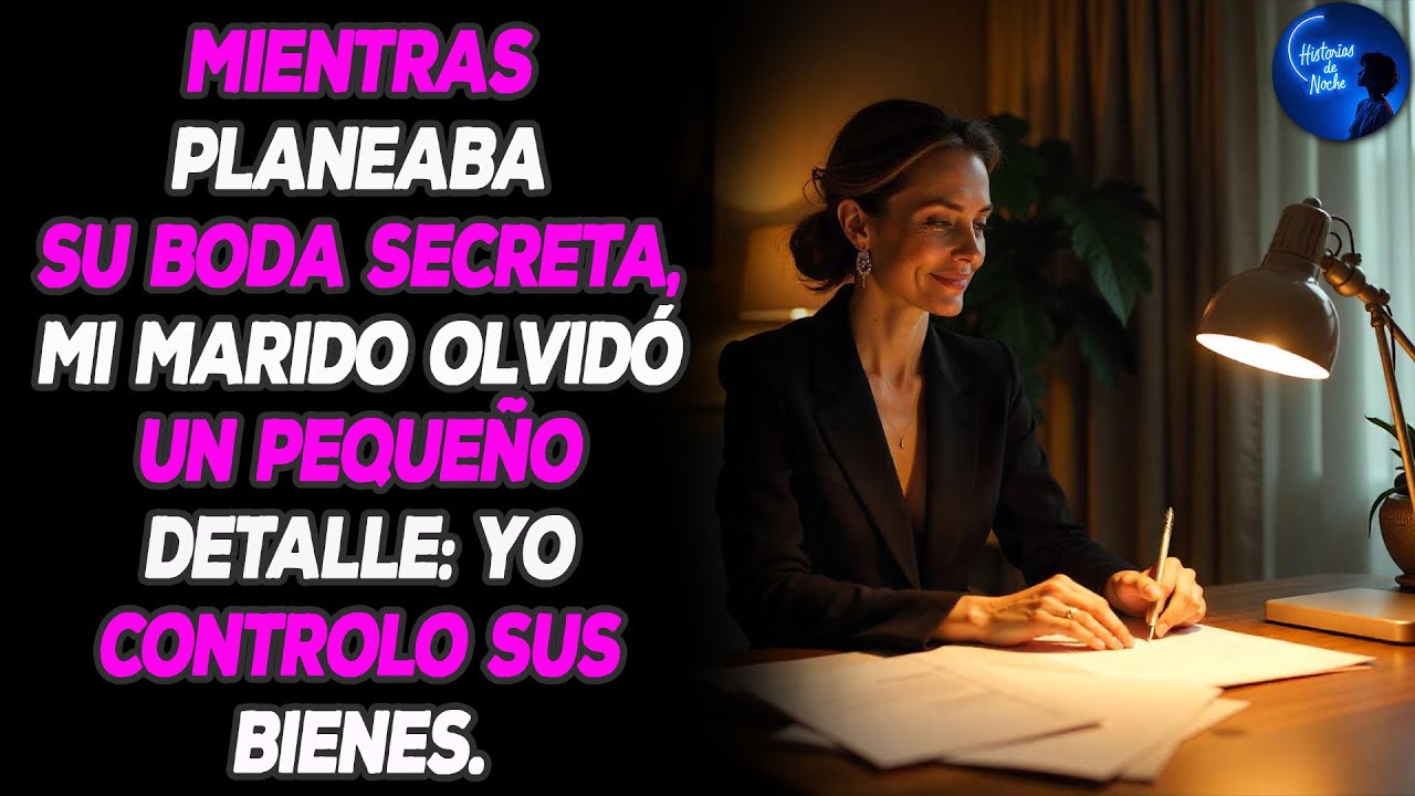 Mientras planeaba su boda secreta, mi esposo olvidó quién controlaba sus bienes