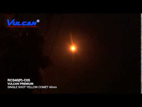 VULCAN PREMIUM SINGLE SHOT YELLOW COMET 40MM (RCS40-C05)