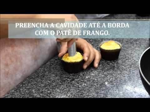 Como Fazer Cupcake Salgado de Frango