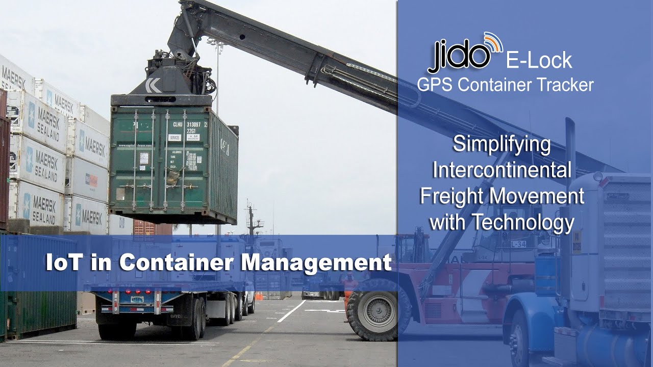 JIDO E-LOCK GPS Freight Tracker - Simplifying Your Trans-Continental Transportation with Technology