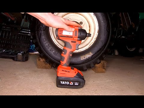 Гайковерт ударный аккумуляторный бесщеточный YATO квадрат- 1/2", Li-Ion 18 В, 3 Ач, 250 Нм + кейс (YT-82802) Гайковерт ударный аккумуляторный бесщеточный YATO квадрат- 1/2", Li-Ion 18 В, 3 Ач, 250 Нм + кейс (YT-82802)