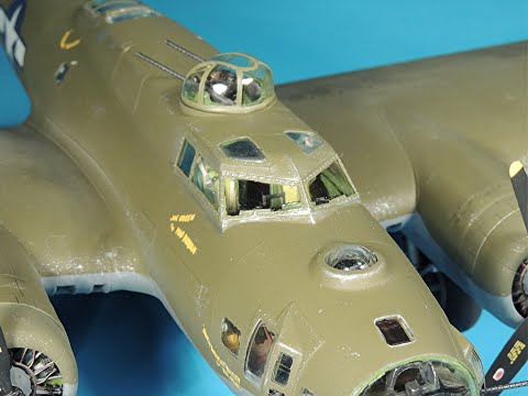 Cockpit Glass & Hatch Detail-Part-8 of Detailing and Building the Revell Monogram 1/48 scale B-17G