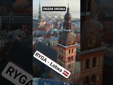 RIGA (Latvia 🇱🇻) Drone View – Old Town Panoramas & Surroundings | 4K 2025