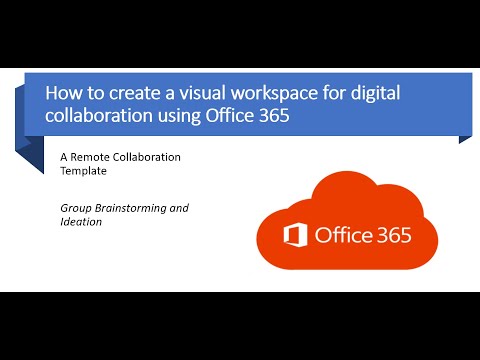 How to use MS Powerpoint Online as a Digital Workspace for Visual Collaboration