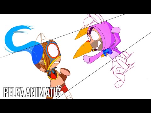 pelea(intento de animación xd)(beachbuggyracing2) oog-oog vs benny