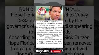 Ron DeSantis’ Downfall Hope Florida Disappears from State Records
