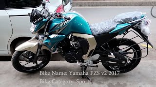 Yamaha FZS Fi V2 l  BS4 l Bike walkaround Review l 2017 l  Bangladesh..