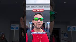 It’s boarding day at the Carnival Panorama! Here’s to the next 14 days…