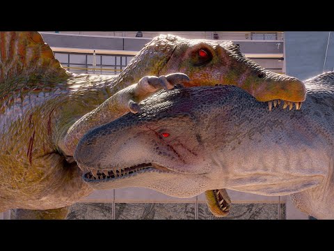SPINOSAURUS vs ALL GIANT CARNIVORES! 🦖💀 Ultimate Battle Royale | Jurassic World Evolution 2