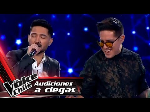 Cristopher Herrera y Fabián Salgado - Chica de humo | Audiciones a Ciegas | The Voice Chile