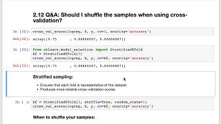 Should I shuffle samples with cross-validation?