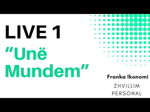 Live 1 "Une Mundem" - Fuqizim Mendje Kombinuar me Meditim Alternativ- Frymemarrje dhe Levizje Trupi