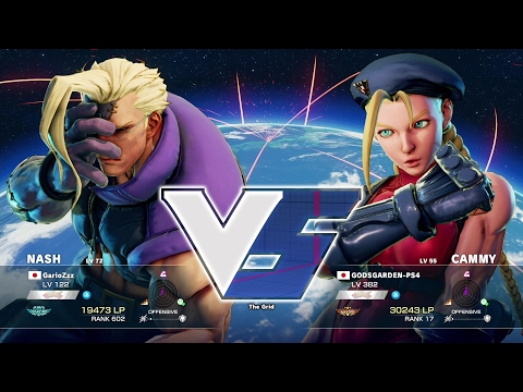 GarioZzz (Nash) vs Kazunoko (Cammy)：GarioZzz（ナッシュ）vs かずのこ（キャミィ）