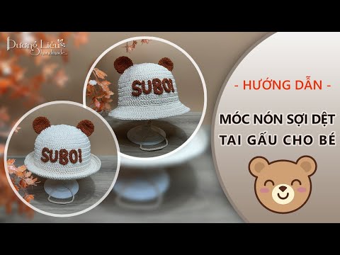 Nón tai gấu cho bé