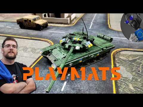 Asphalt Roads set - Unboxing great wargaming acessory from Playmats Eu
