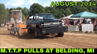 preview picture of video 'CHAD STANTON'S CREEPIN CHEVY PULLS AT MTTP PULLS AT BELDING, MI 8-31-2014'