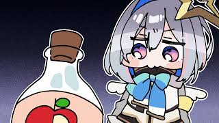 天音かなた VS リンゴジュース【天音かなた/ホロライブ /手描き】