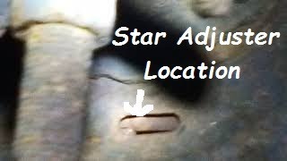 Adjusting Parking Brake Star Adjuster 97 Ford Explorer