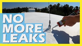 How to apply Dicor Lap sealant to your RV roof | No more leaks RV Maintenance Pt. 1
