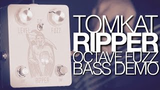 Video thumbnail for Tomkat Ripper Octave Fuzz - Bass Demo by Adam Aarts