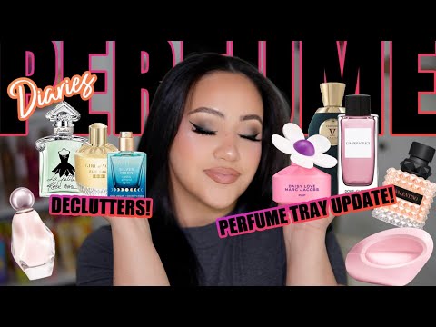 PERFUME DIARIES 📒 MORE DECLUTTERS? + PERFUME TRAY UPDATE | PERFUMES I'VE BEEN WEARING THIS MONTH! ✨