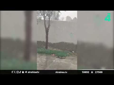 فيديو | أمطار غزيرة في قرية العبطانية بمحافظة الديوانية