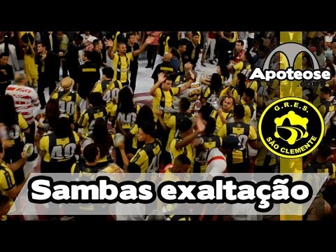 São Clemente 2016 - Bateria (Sambas exaltação) - Apresentação no Salgueiro