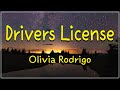 [Lyrics] Drivers License – Olivia Rodrigo