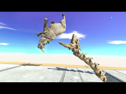CHALLENGE SKELETON DINO HEAD - Animal Revolt Battle Simulator