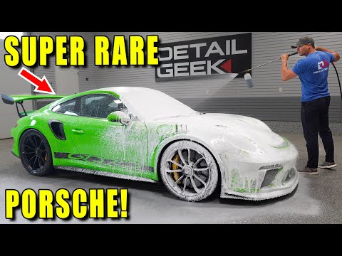 Thumbnail for Cleaning a SUPER RARE 1 of 294 Porsche GT3 RS! by Porsche GT3