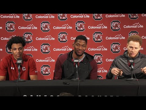 AJ. Lawson, Chris Silva, Hassani Gravett News Conference — 3/12/19