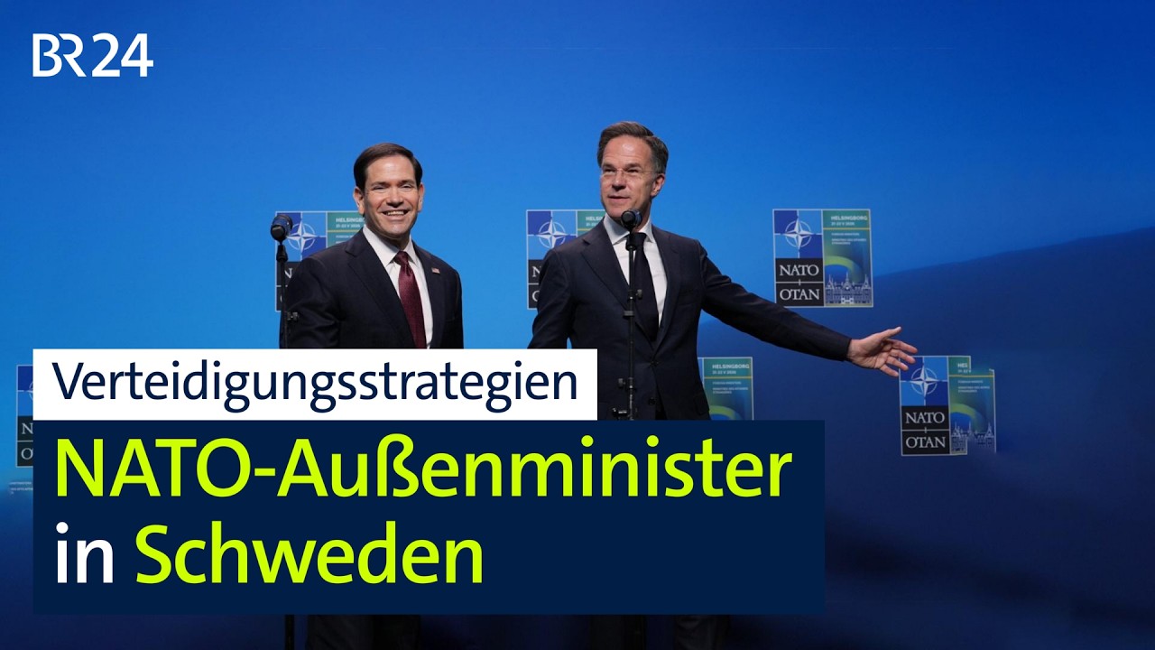 Verteidigungsstrategien: NATO-Außenminister in Schweden | BR24