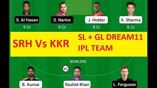 SRH Vs KKR Dream 11 team | IPL 2021 Dream11 | SRH Vs KKR today ipl match | SRH vs KKR | Dream11