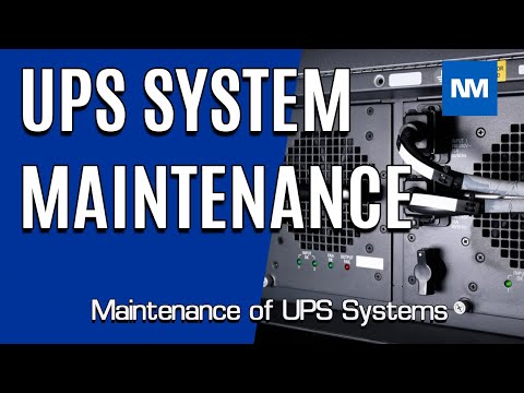 UPS Maintenance  (How to maintain a UPS battery)