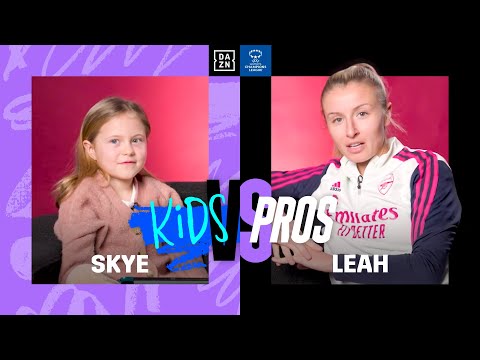 Kids vs. Pros: Leah Williamson Gets Grilled By Skye 😂