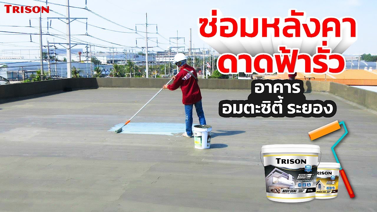 ผลงานกันซึมดาดฟ้าอาคาร TRISON
