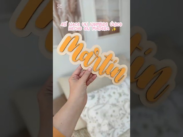 Vídeo relacionado con Carta de Madera del Tren Nombre Personalizado Personalizable
