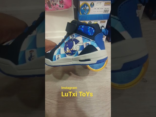 Vídeo relacionado con Leomil Sonic Zapatos Zapatos con Luces niños niño 26, Ideal para la Escuela y el Tiempo Libre, Negro