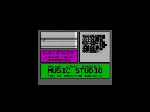 Music Studio Sound Editor for ZX Spectrum 128