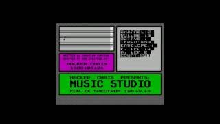 Music Studio Sound Editor for ZX Spectrum 128