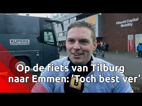 Op de fiets van Tilburg naar Emmen, voor Willem II en het goede doel: 'Het was ver en mooi'