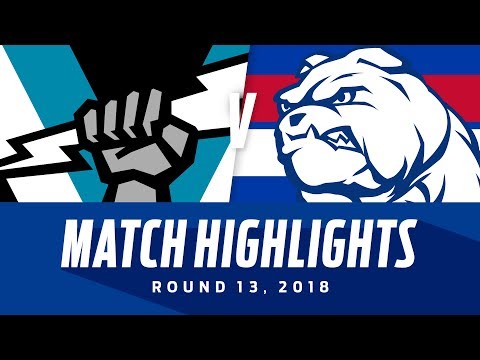 Port Adelaide v Western Bulldogs Highlights | Round 13, 2018 | AFL