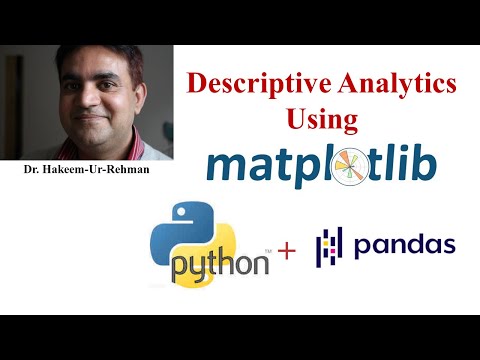 Descriptive Analytics Using Python Pandas And Matplotlib Python Pandas Python Matplotlib