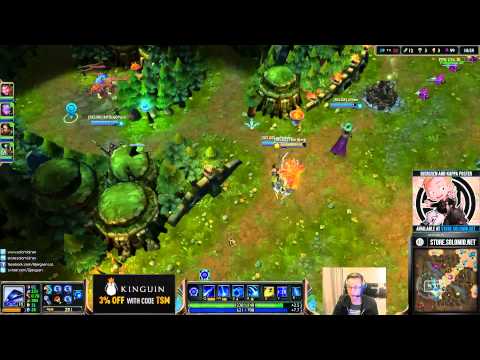 Bjergsen playing ranked 5's team against TheOddOne